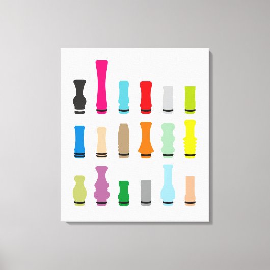 Tip-stijlen Canvas Afdruk (Voorkant)