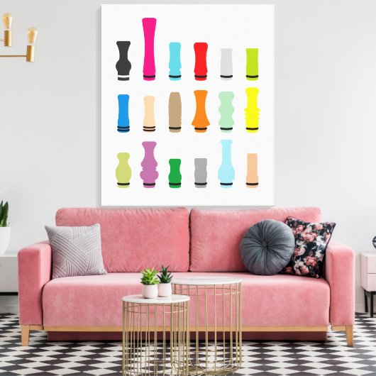 Tip-stijlen Canvas Afdruk (Insitu (Woonkamer))