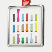 Tip-stijlen Metalen Ornament (Links)