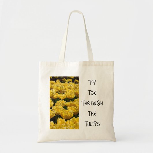 Tip Teen door de Tulpen Canvas tas (Voorkant)