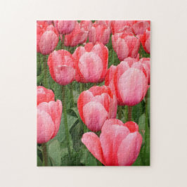 Tip Toe Thru the Tulips Puzzle, 11" x 14", 252 pcs Legpuzzel