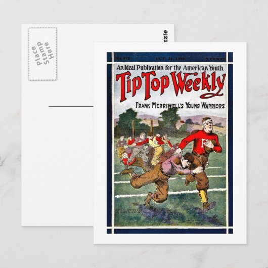 Tip Top Weekly Sports Magazine -  Briefkaart (Voorkant / Achterkant)