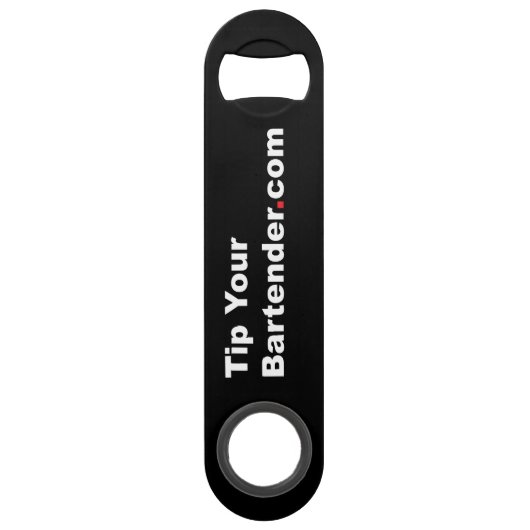 Tip uw Bartender Fles Open Speed Flessenopener (Voorkant)