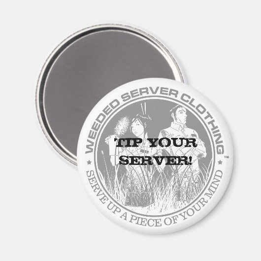 TIP UW SERVER! MAGNEET - GEPERSONALISEERD - GEPERS (Voorkant / Achterkant)