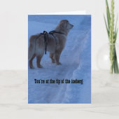 Tip van de ijsberg, je hebt deze kaart (Voorkant)