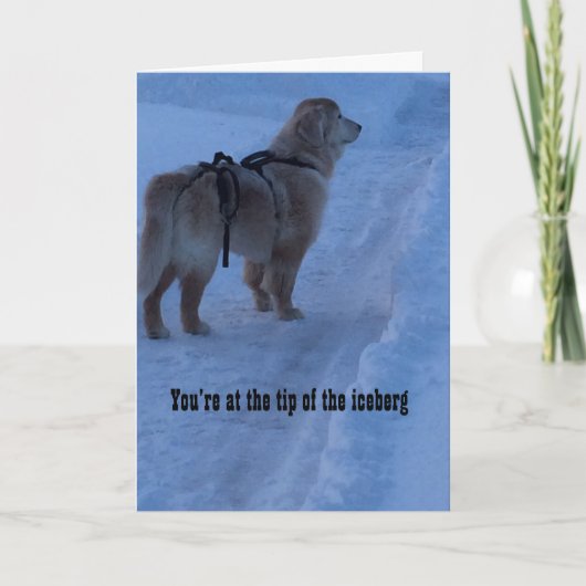Tip van de ijsberg, je hebt deze kaart (Voorkant)