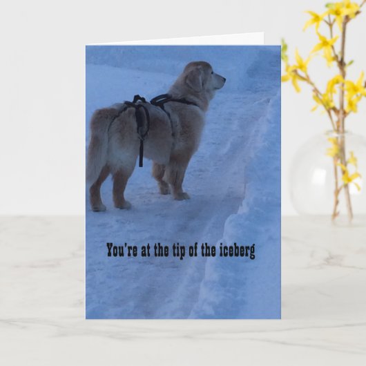 Tip van de ijsberg, je hebt deze kaart (Gele Bloem)