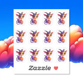 Tip van haar tenen 12 Sticker blad