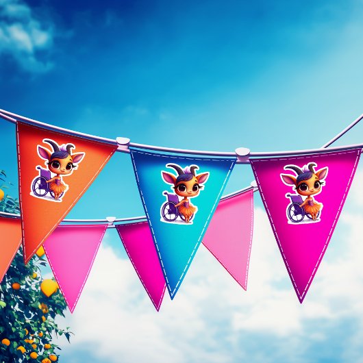 Tip van haar tenen 12 Sticker blad