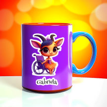 Tip van haar tenen gepersonaliseerde vinyl Sticker