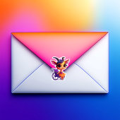 Tip van haar tenen vinyl Sticker