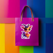 Tip van haar tenen vinyl Sticker