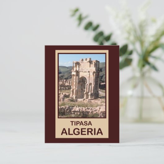 Tipasa Algerije Briefkaart (Staand voorkant)