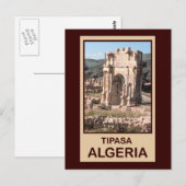 Tipasa Algerije Briefkaart (Voorkant / Achterkant)