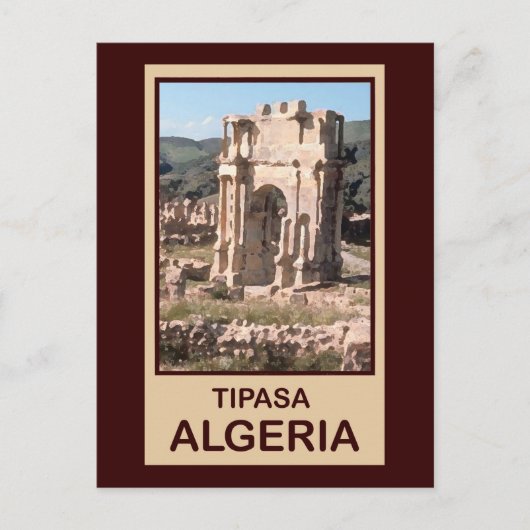 Tipasa Algerije Briefkaart (Voorkant)