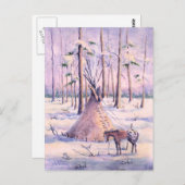 TIPI, APPARAAT & SNEEUW, SHARON SHARPE BRIEFKAART (Voorkant / Achterkant)