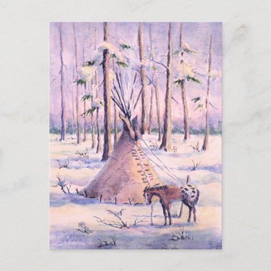TIPI, APPARAAT & SNEEUW, SHARON SHARPE BRIEFKAART (Voorkant)