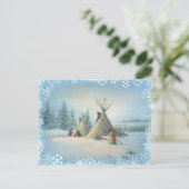 TIPI CAMP SQUAW door SHARON SHARPE Briefkaart (Staand voorkant)