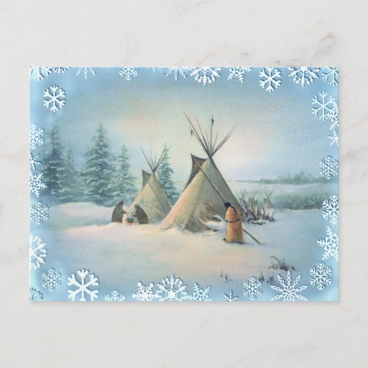 TIPI CAMP SQUAW door SHARON SHARPE Briefkaart (Voorkant)