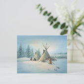 TIPI CAMP SQUAW door SHARON SHARPE Briefkaart (Staand voorkant)