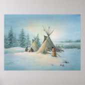 TIPI CAMP SQUAW door SHARON SHARPE Poster (Voorkant)