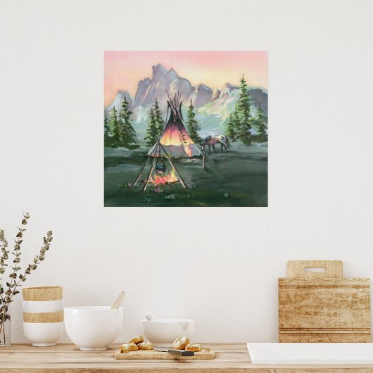 TIPI-CIJFERS VAN SHARON SHARPE POSTER (Keuken)