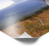 Tipi in Chief Mountain, Montana Foto Afdruk (Hoek)