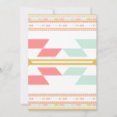 Tipi Indiaanse pow wauw Kaart (Achterkant)