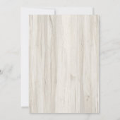 Tipi kampeer verjaardagsfeest uitnodiging (Achterkant)