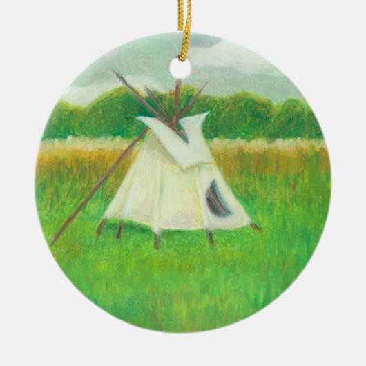 Tipi Keramisch Ornament (Voorkant)