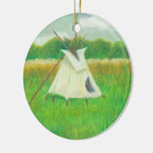 Tipi Keramisch Ornament (Links)