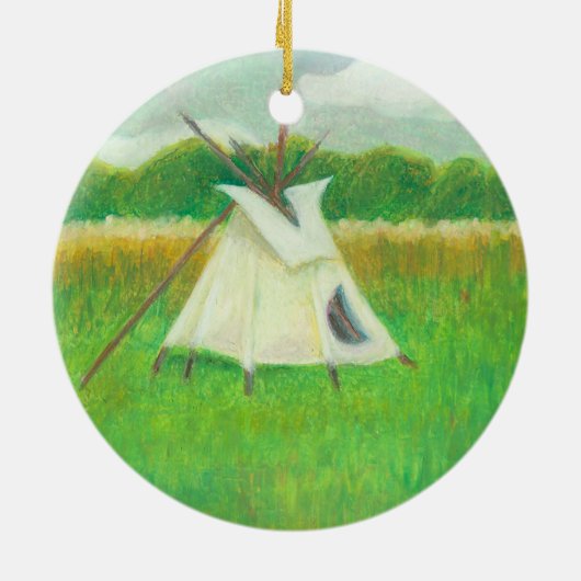 Tipi Keramisch Ornament (Achterkant)