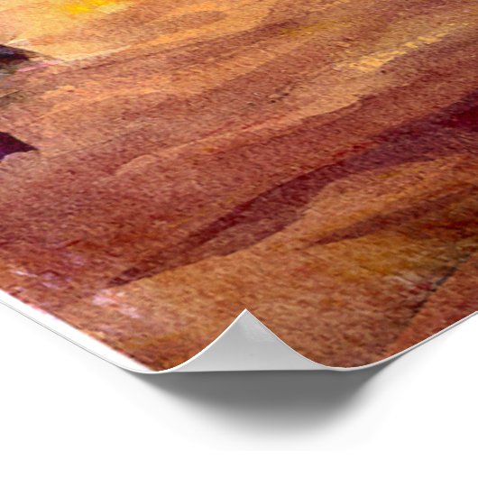 TIPI LEAVES by SHARON SHARPE Poster (Hoek)