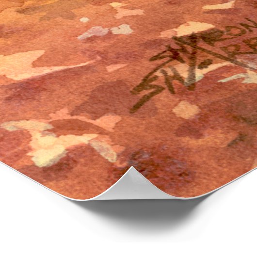 TIPI LEAVES by SHARON SHARPE Poster (Hoek)