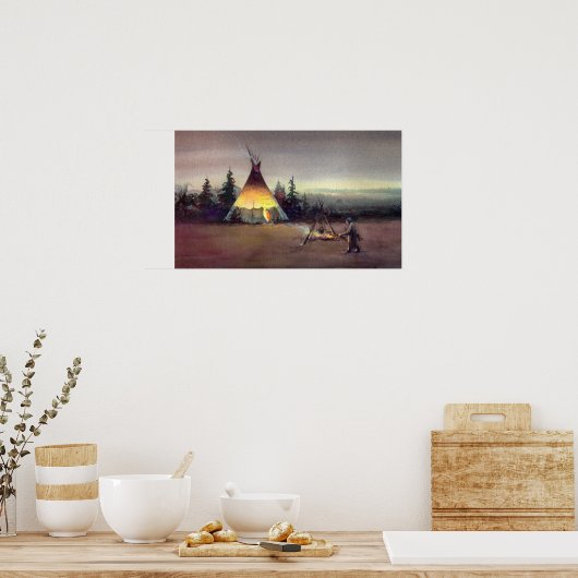 TIPI LIGHTS VAN SHARON SHARPE POSTER (Keuken)