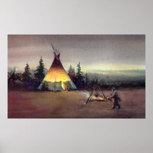 TIPI LIGHTS VAN SHARON SHARPE POSTER
