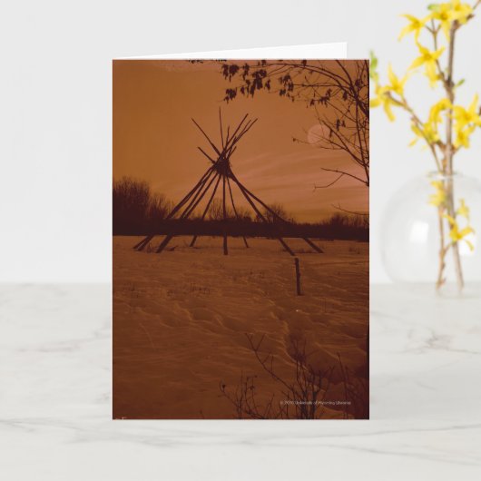 Tipi Lijst Kaart (Gele Bloem)