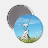 Tipi Magnet (Voorkant / Achterkant)