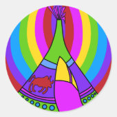 Tipi Tijdreis Sticker (Voorkant)