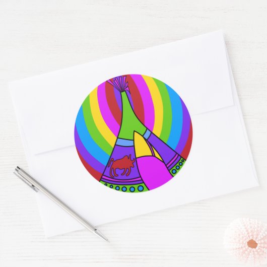 Tipi Tijdreis Sticker (Envelop)