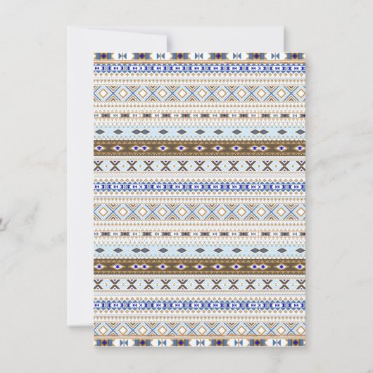 Tipi Tribal Baby Shower Uitnodigingen (Achterkant)