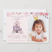 Tipi verjaardagsfeestje uitnodigen. kaart (Voorkant)