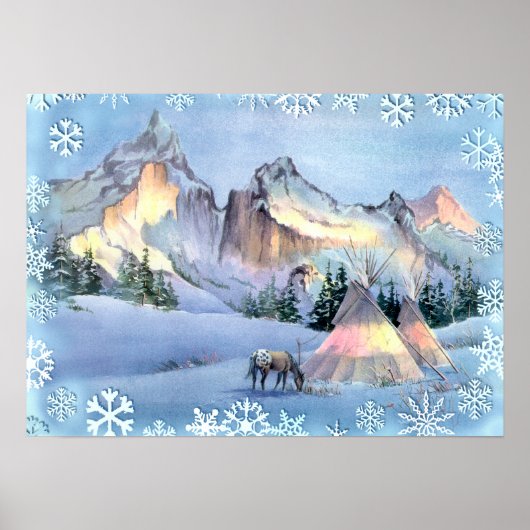 TIPI WINTER APPALOOSA DOOR SHARON SHARPE POSTER (Voorkant)