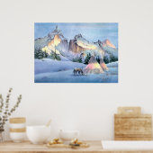 TIPI WINTER APPALOOSA DOOR SHARON SHARPE POSTER (Keuken)