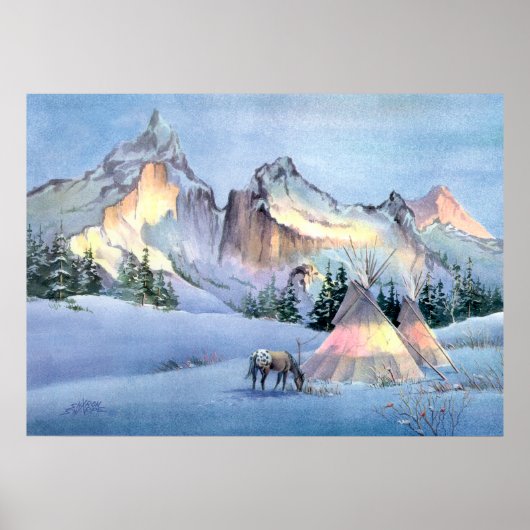 TIPI WINTER APPALOOSA DOOR SHARON SHARPE POSTER (Voorkant)