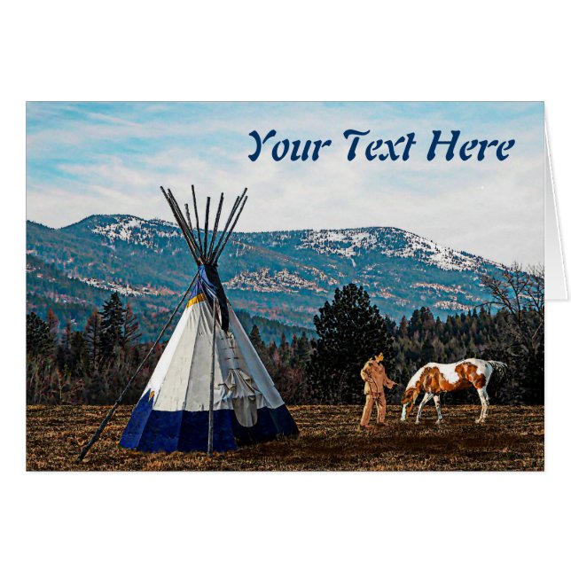 Tipi - Winterkamp (Voorkant Horizontaal)