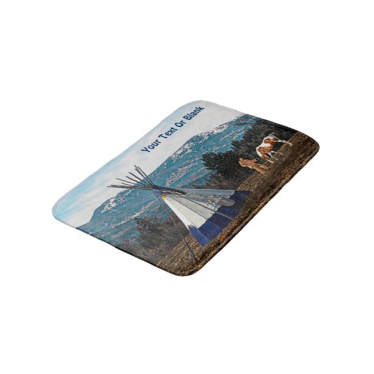 Tipi - Winterkamp Badmat (Gekanteld)