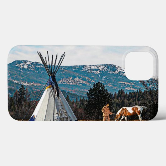 Tipi - Winterkamp Case-Mate iPhone Case (Achterkant (horizontaal))