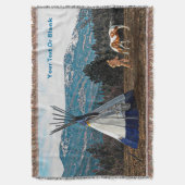 Tipi - Winterkamp Deken (Voorkant Verticaal)