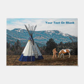 Tipi - Winterkamp Deurmat (Voorkant)